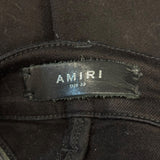 Amiri Black Logo Jeans