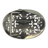 Chrome Hearts Oval Star Buckle Silver