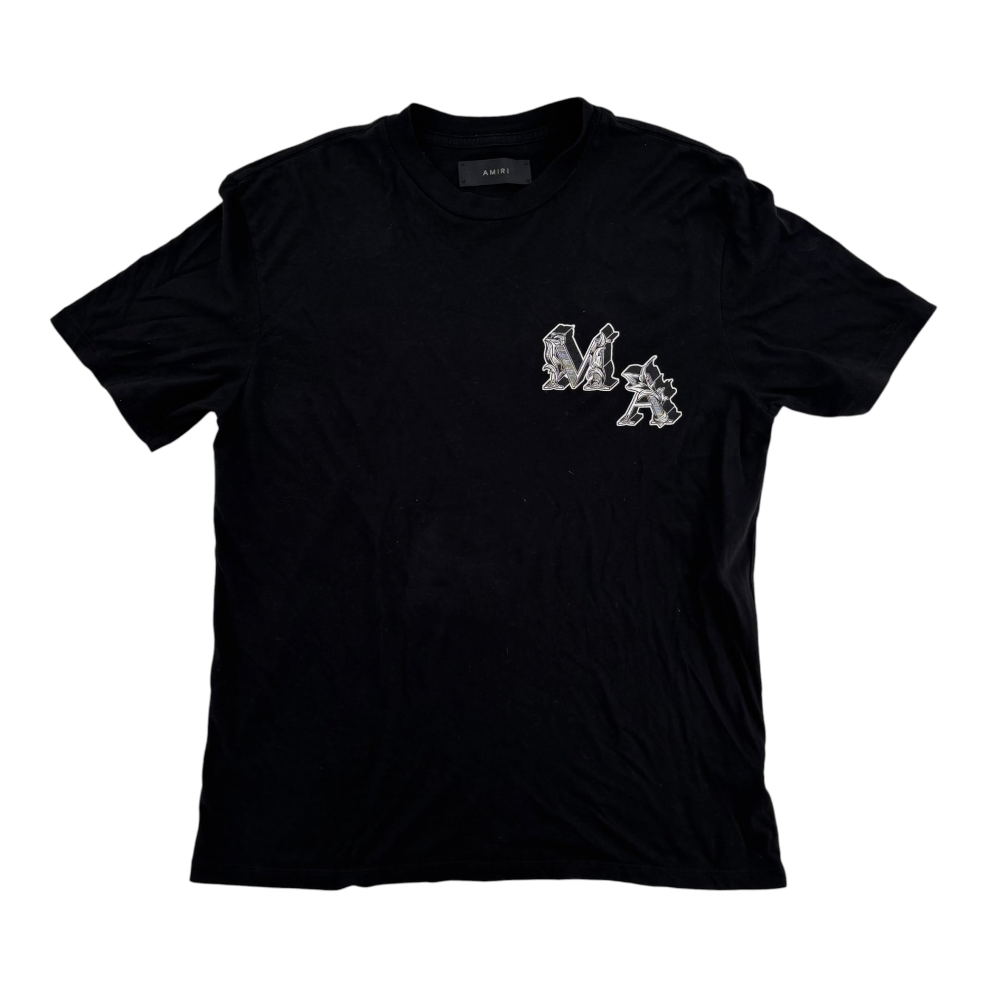 Amiri Angel Logo Tee Black