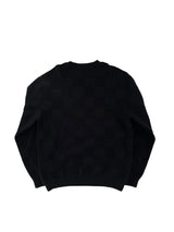 Louis Vuitton Damier Stitch Crewneck Black