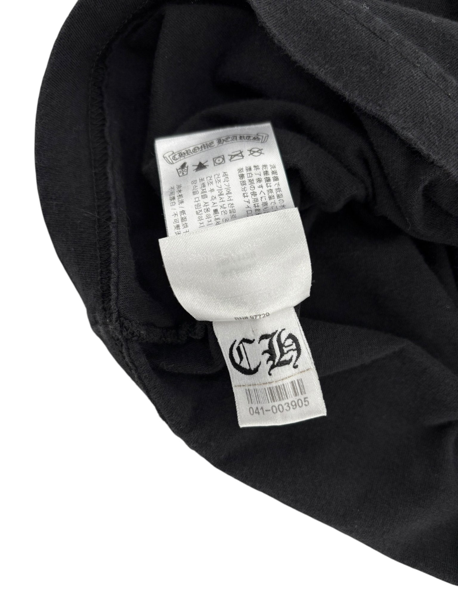 Chrome Hearts Miami Horseshoe Pocket L/S Tee Black