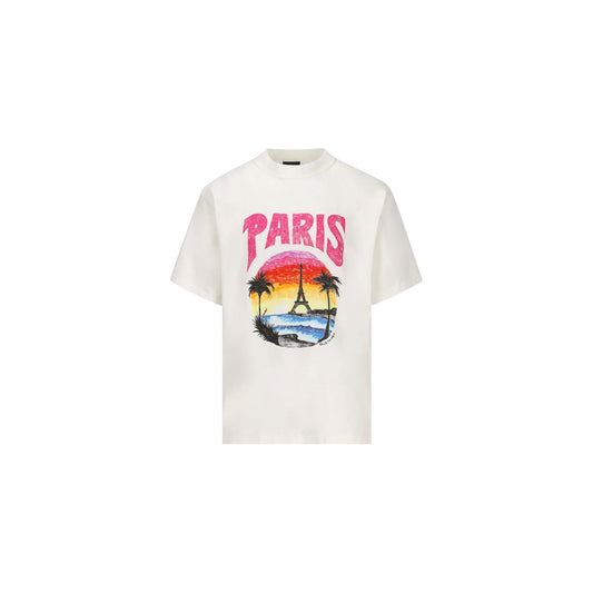 Balenciaga Paris Marker Tee White - Lightly Worn
