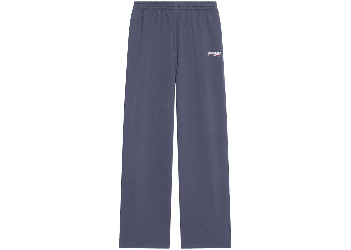 Balenciaga Political Campaign Large Fit Jogging Pants Dark Grey/White - Lightly Worn