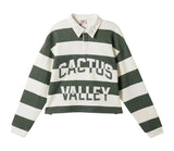 Cactus Valley CV Rugby Polo Black & White