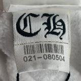 Chrome Hearts Floral Horseshoe Hoodie White