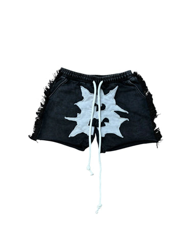 Billionaire Studios Hippie Shorts "Washed Black"