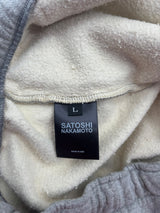 Satoshi Double Layer Studded Sweatpants Grey