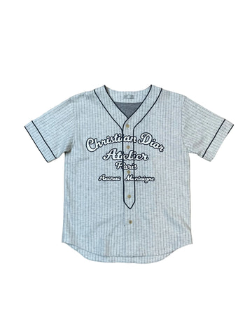 Dior Wool Baseball Jersey "Grey"