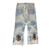 Gallery Dept. Sunfaded G Patch La Flare Jeans
