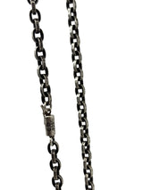 Chrome Hearts Silver Paper Chain Necklace 24"