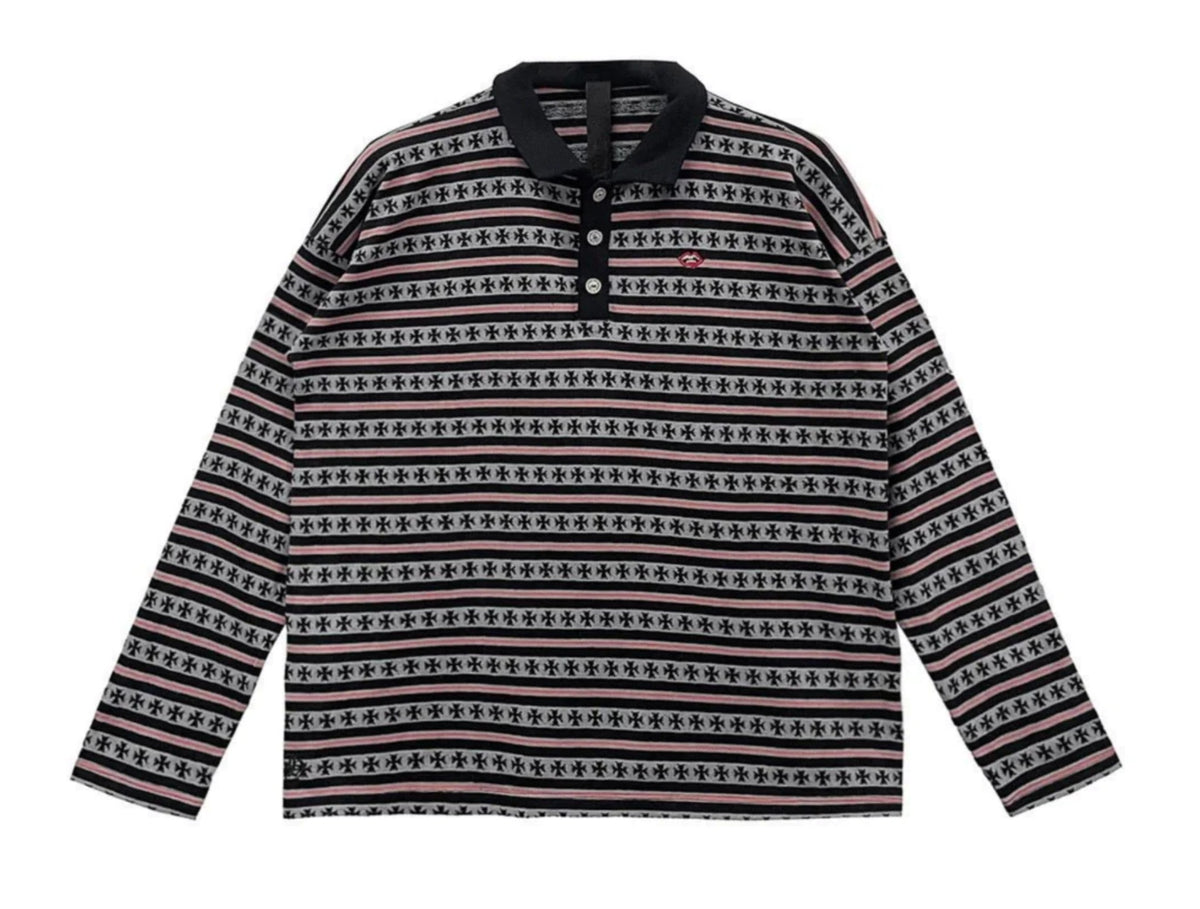 Chrome Hearts x Matty Boys Teen From Mars Stripe Polo Multicolor