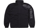 Supreme Spellout Embroidered Track Jacket Black