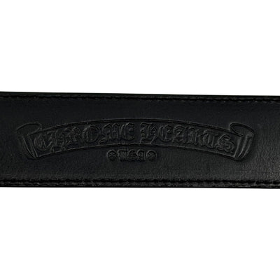 Chrome Hearts Leather Belt Strap Black