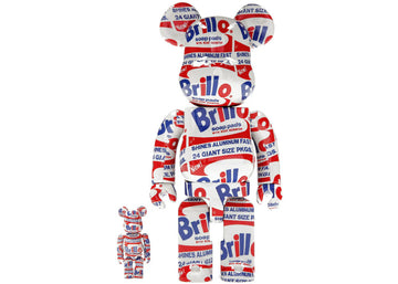 Brillo Soap Pad 400% & 100% Bearbrick