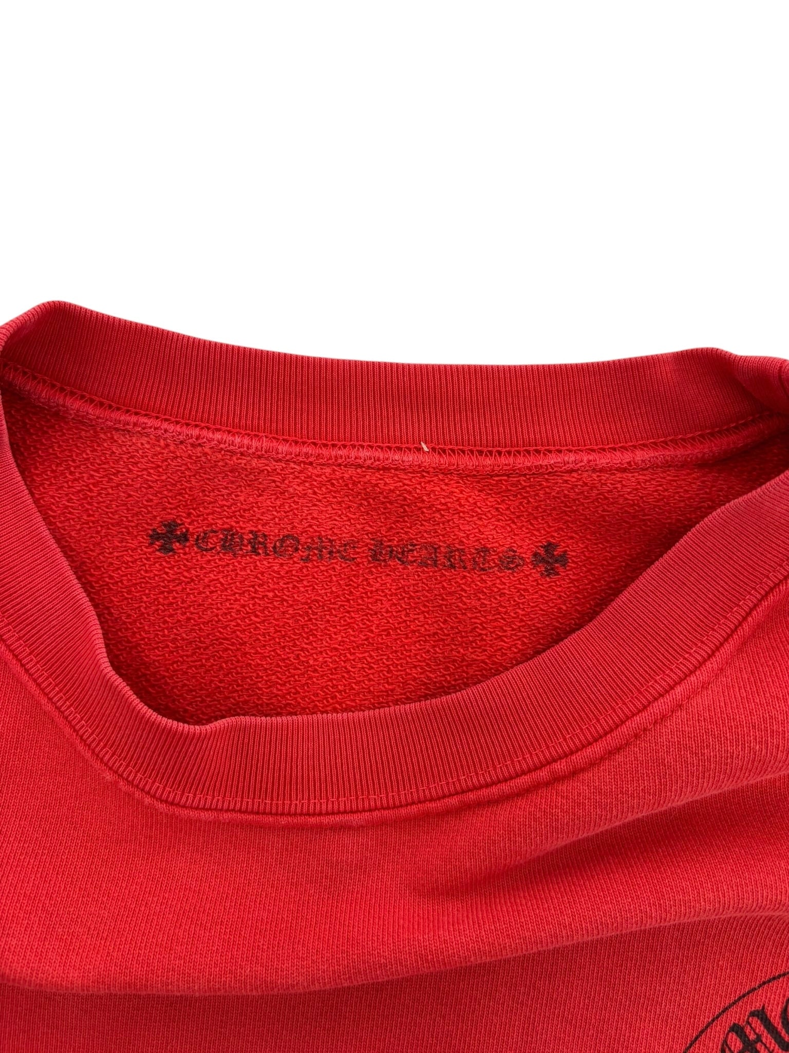 Chrome Hearts Matty Boy Chomper Crewneck Sweatshirt Red
