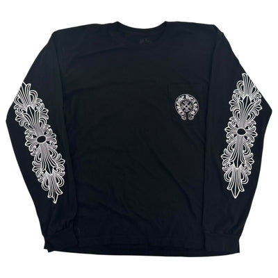 Chrome Hearts London Exclusive Horseshoe Long Sleeve Tee Black - Lightly Worn
