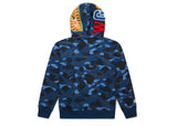BAPE Color Camo Shark Full Zip  Hoodie Blue