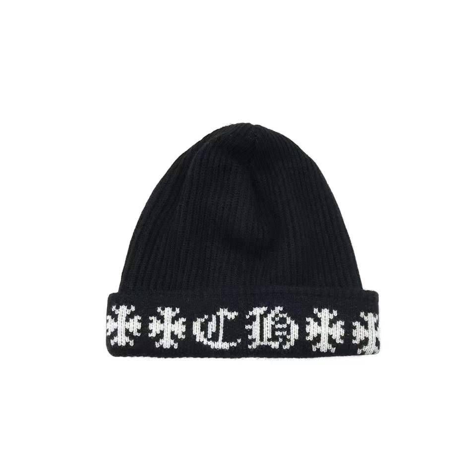 Chrome Hearts Cashmere Beanie "Black"