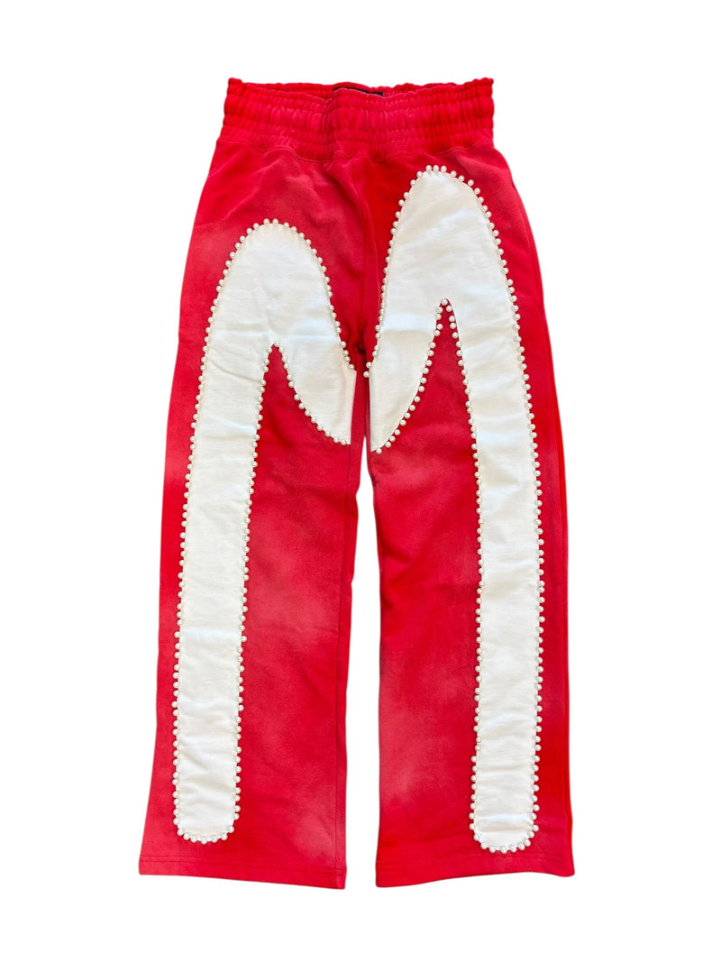 Life of Sin Pearl Mayhem Pants "Red"