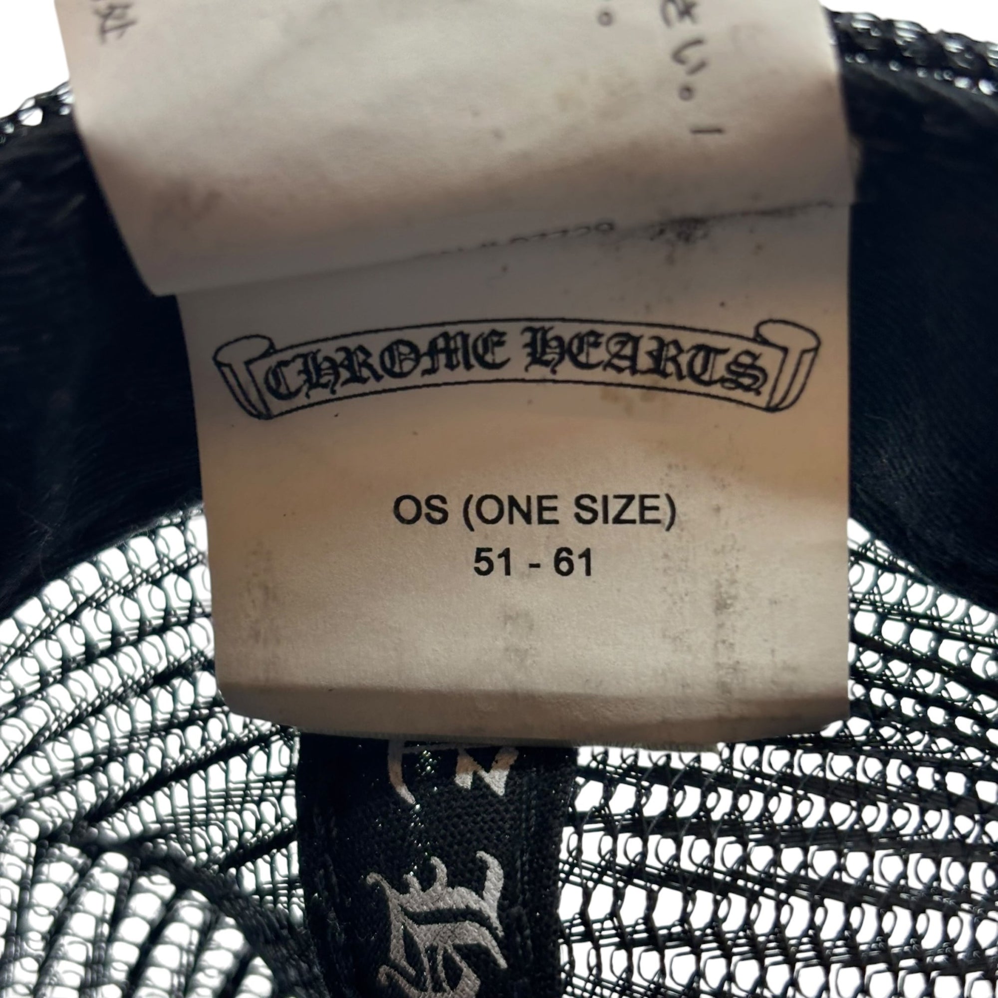 Chrome Hearts CH Las Vegas Trucker Hat Black/Black