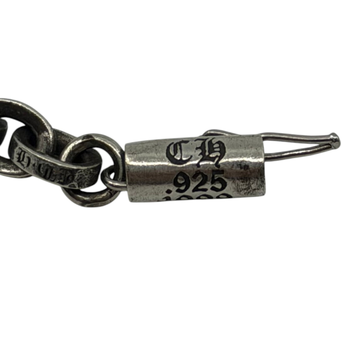 Chrome Hearts Silver Paper Chain Necklace 24"