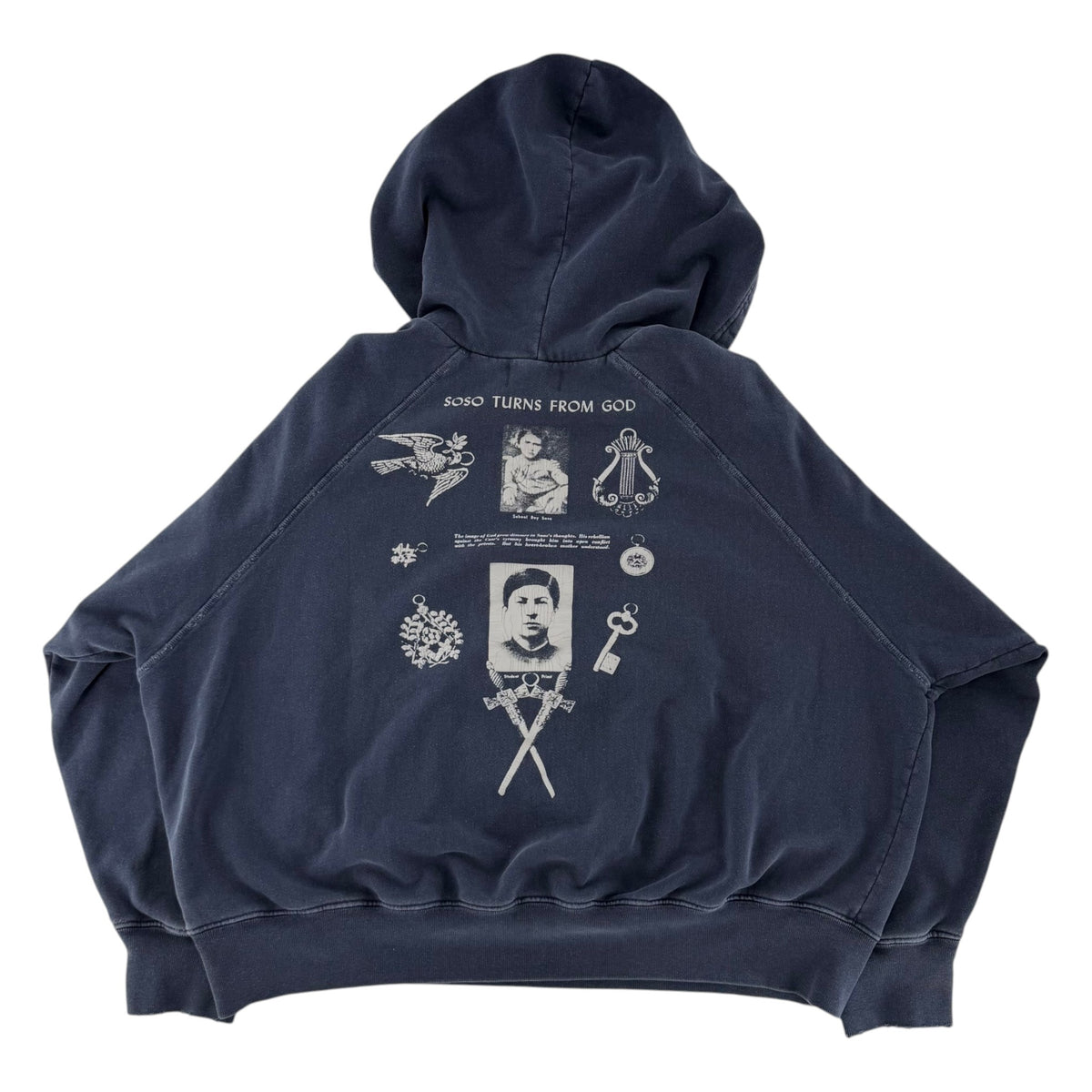 ERD Soso Raglan Afterhood Faded Midnight Blue