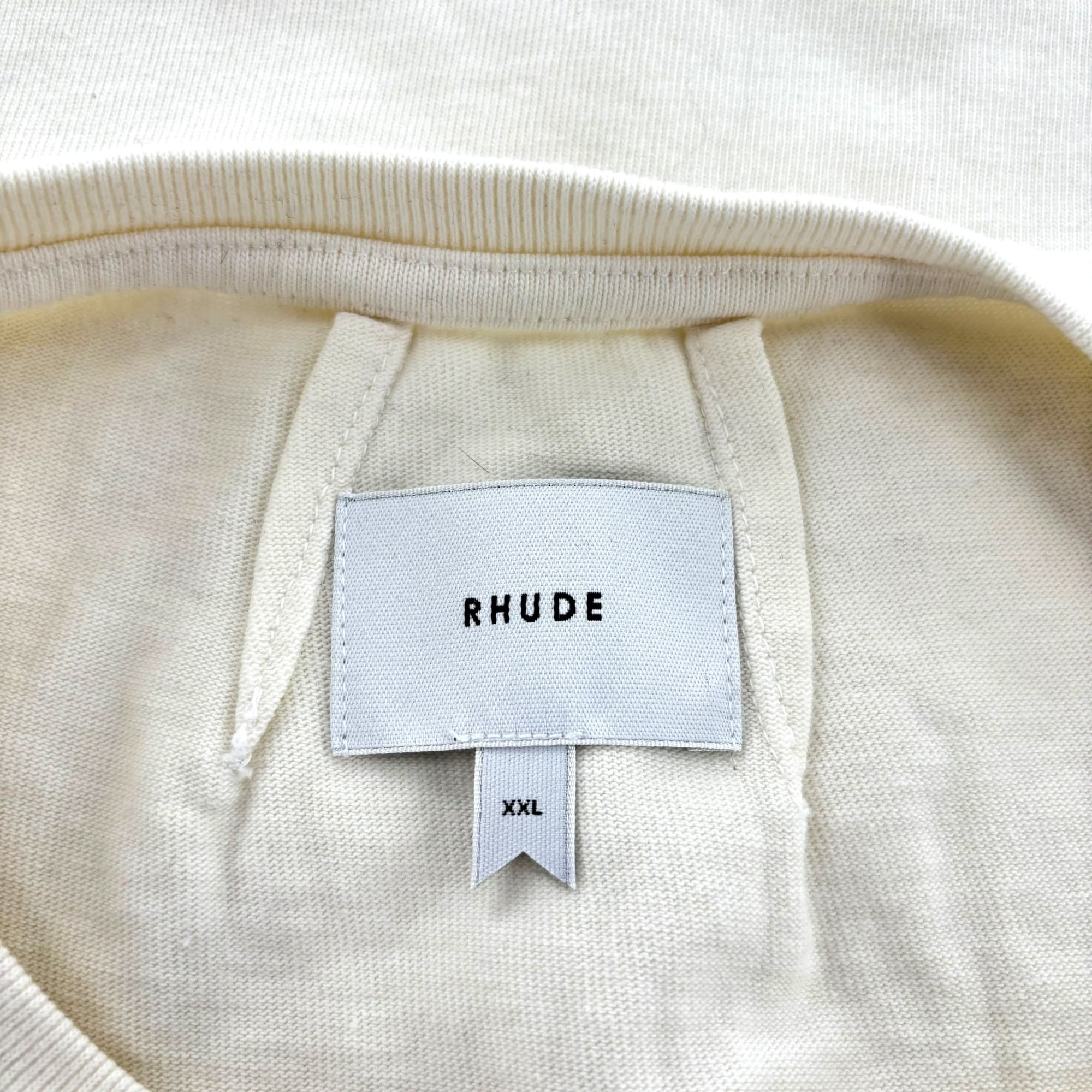 Rhude Collins Fumar Tee Vintage White