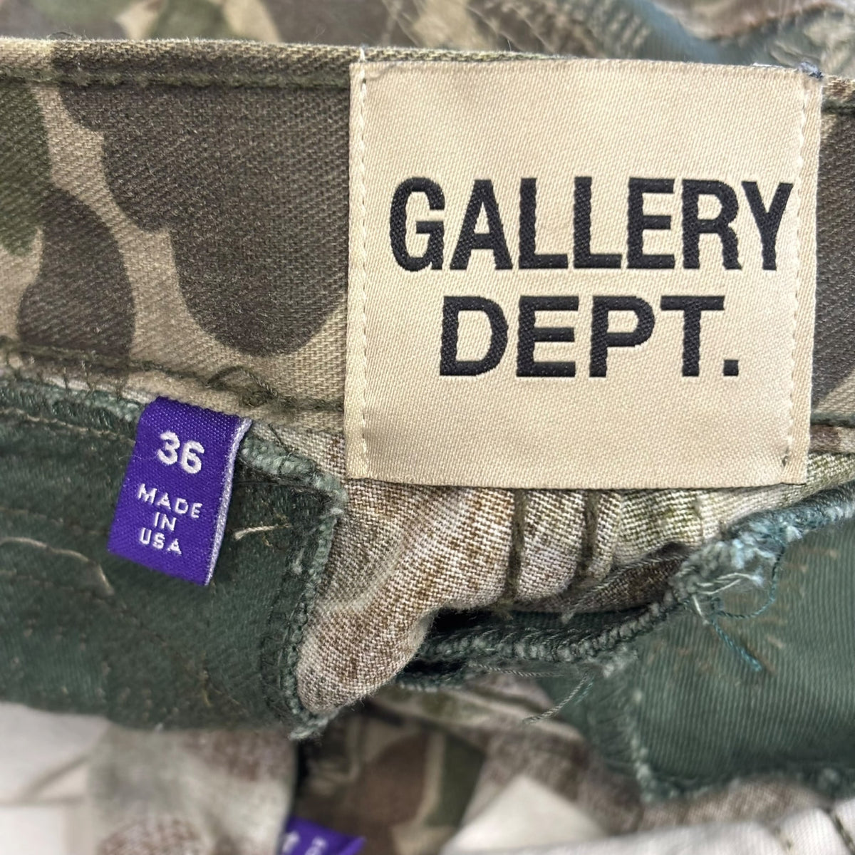Gallery Dept. Flare Pants Camo