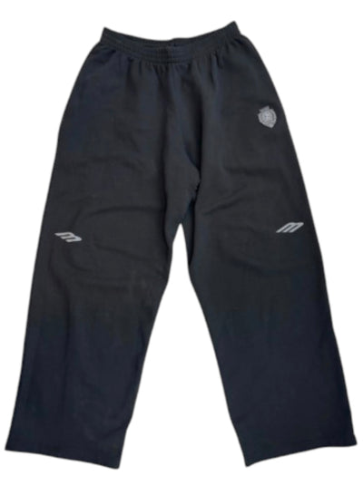 Balenciaga 3b Football Baggy Sweatpants Black