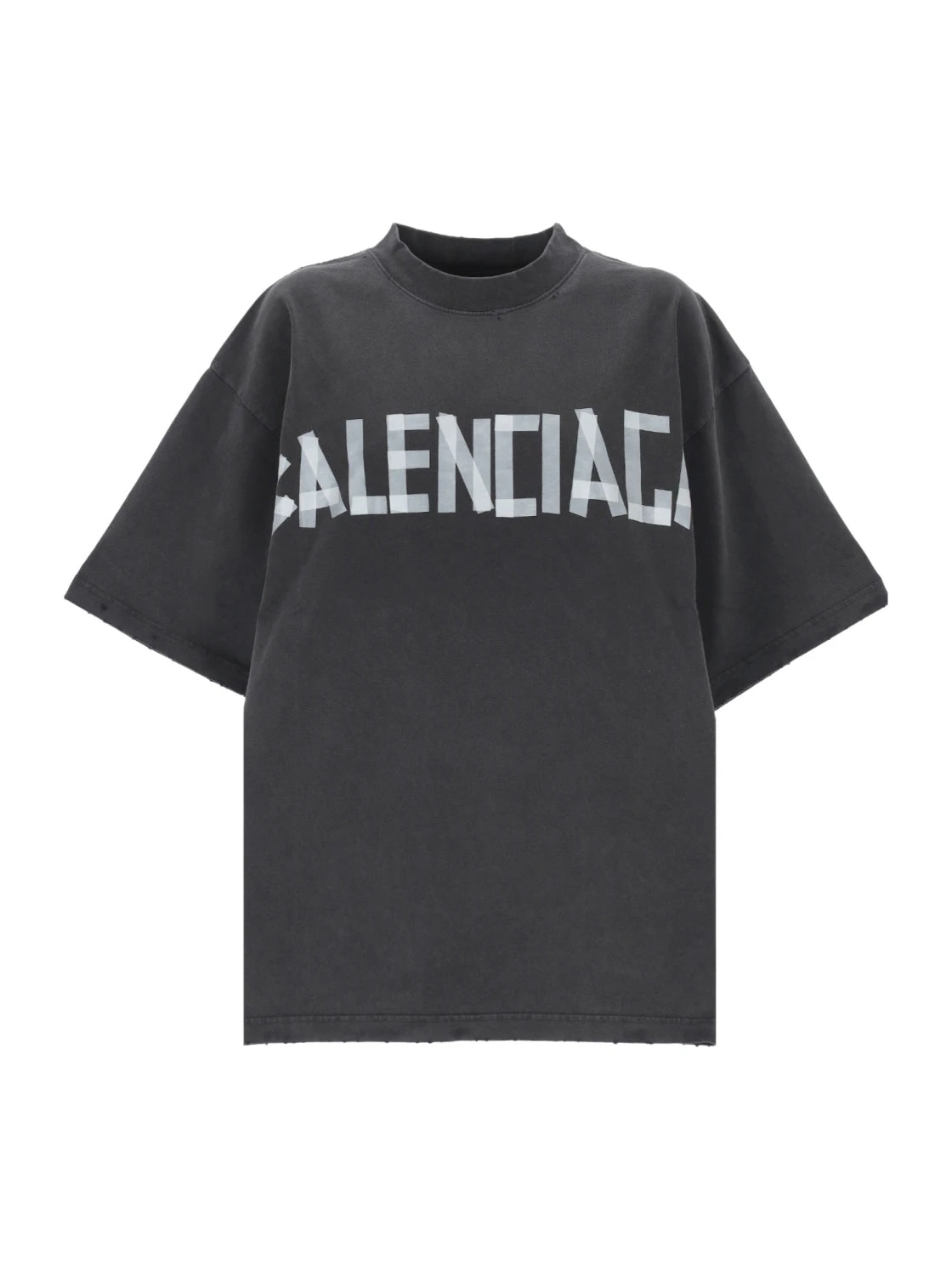 Balenciaga New Tape Type Shirt Faded Black