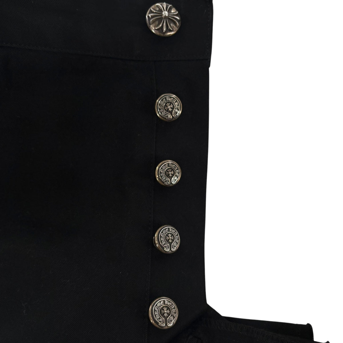 Chrome Hearts Double Knee Carpenter Shorts Black