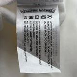 Chrome Hearts Vertical Logo Hoodie White & Silver