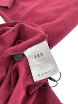 ERD Distressed Classic Logo Tee Red