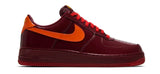 Nike Air Force 1 Low Patent Leather Dark Team Red Safety Orange