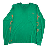 Chrome Hearts Horseshoe L/S T-shirt Green/Orange