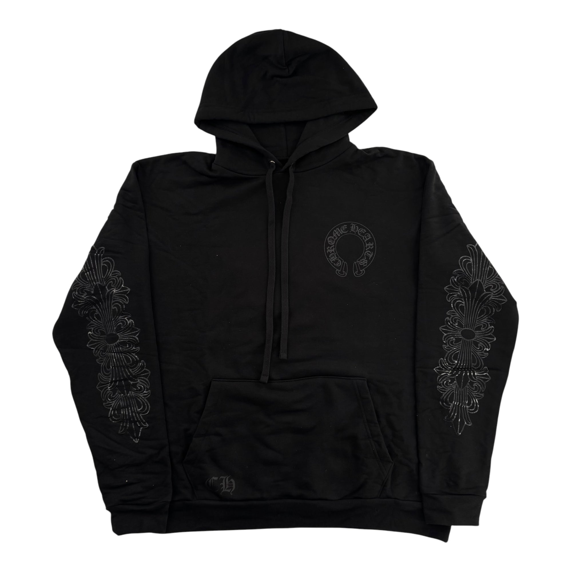 Chrome Hearts Online Exclusive Tonal Horseshoe Logo Hoodie