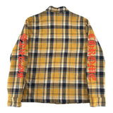 Chrome Hearts Padded Flannel Shirt Yellow