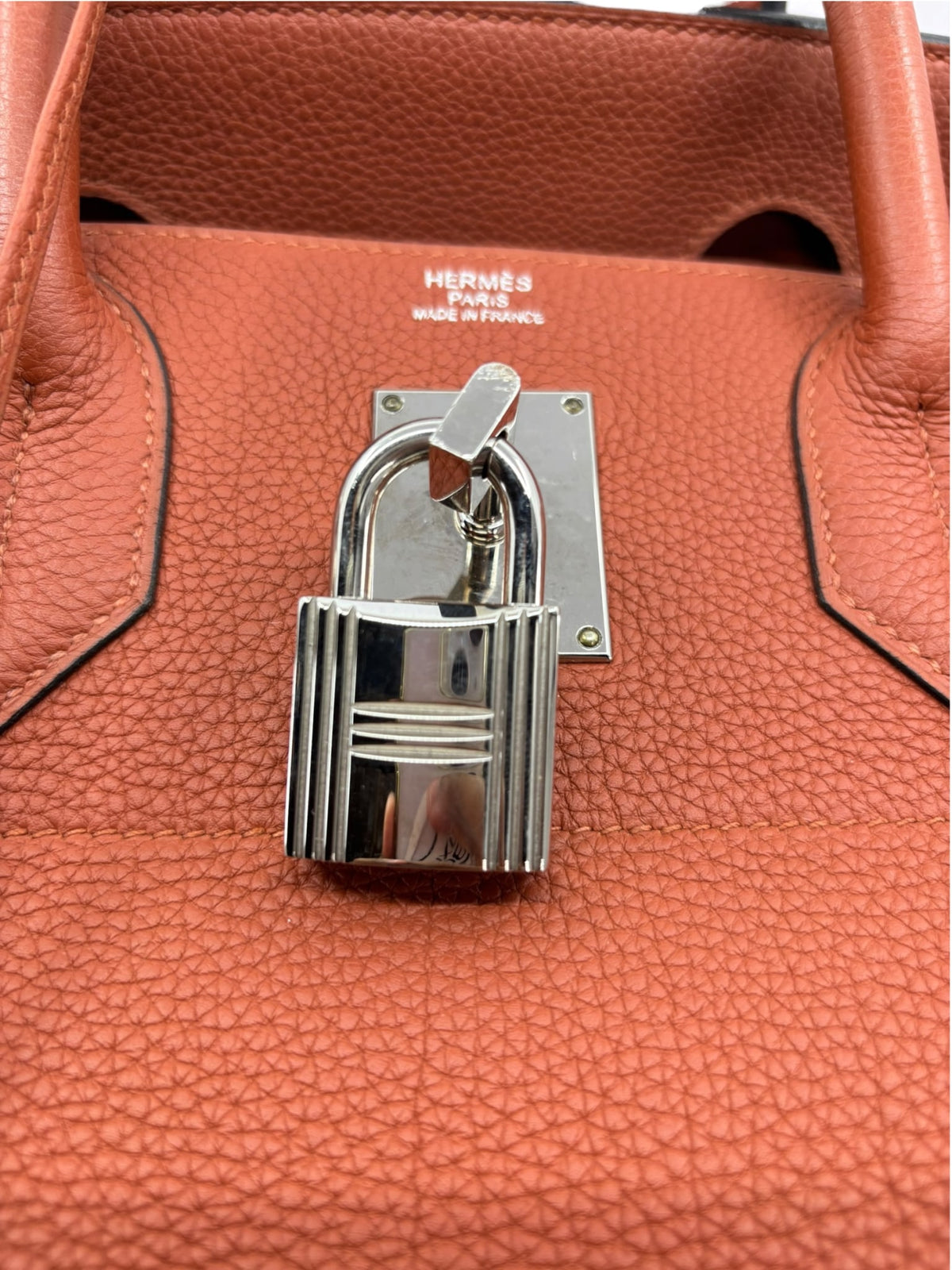 Hermes Cuivre Togo HAC Haut a Courroies 40 Handbag