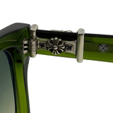 Chrome Hearts Vagillionaire Glasses Green Silver