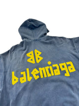 Balenciaga Tape Hoodie Blue