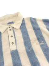 Rhude Striped Terry Logo Longsleeve Shirt