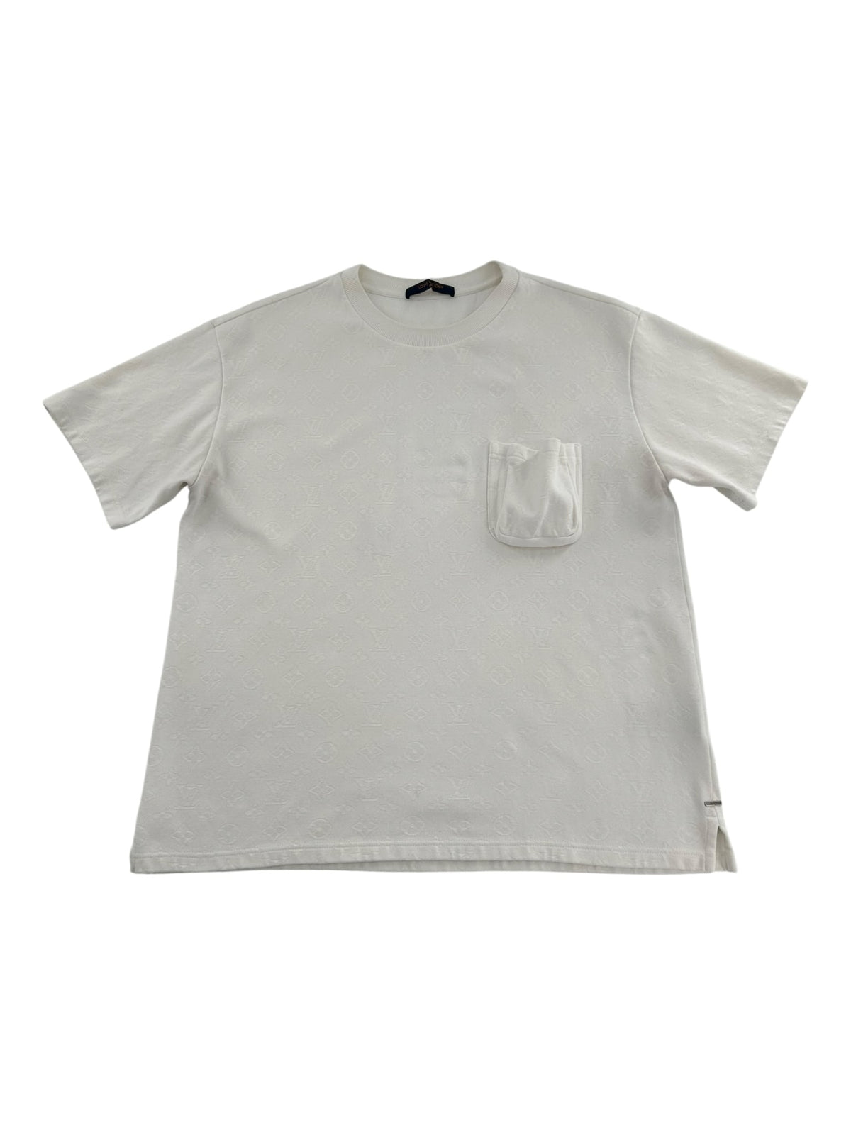 Louis Vuitton White Monogram Pocket Tee