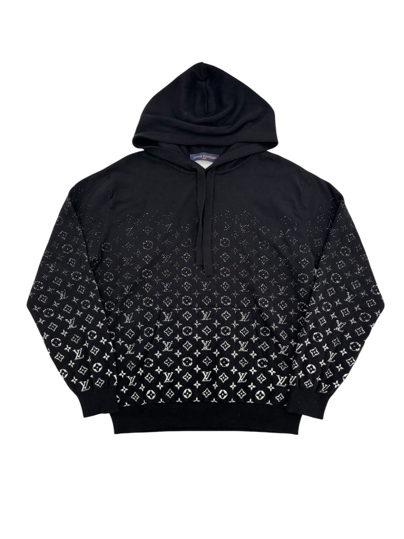 Louis Vuitton Gradient Monogram Hoodie Black
