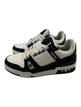 Louis Vuitton Monogram Denim Trainer Black White