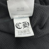Chrome Hearts Horseshoe Thermal Waffle Tee Black
