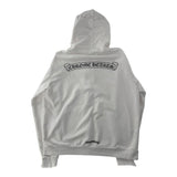 Chrome Hearts Scroll Logo Zip Up White