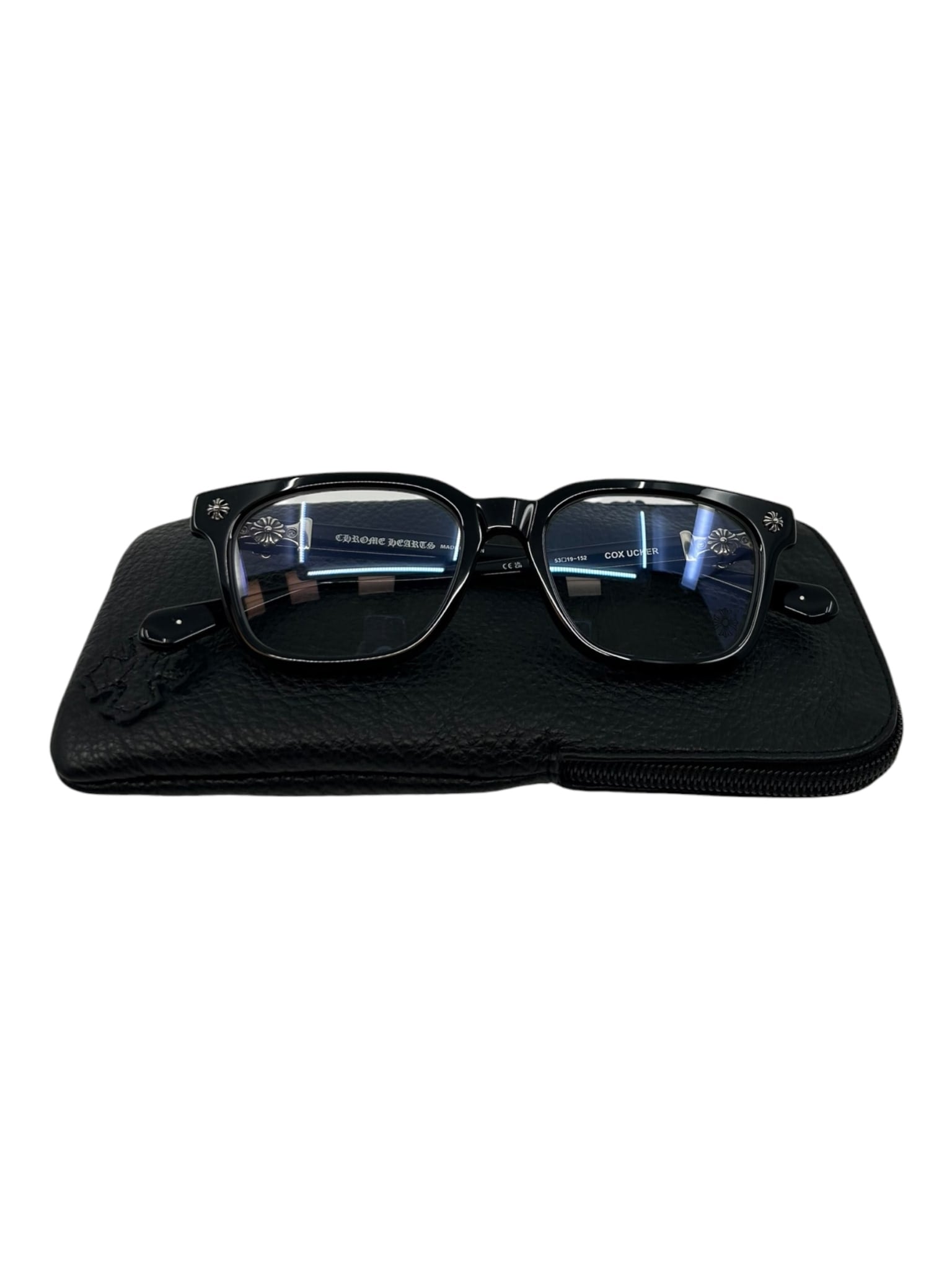Chrome Hearts Cox Ucker Glasses Black Silver