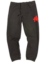 Chrome Hearts Paper Jam Triple Cross Patch Sweatpants Navy