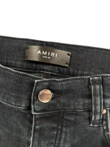 Amiri MX1 Suede Patch Jeans Black/Red