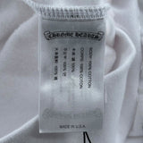 Chrome Hearts T-Logo Script Letters Zip Up Hoodie White